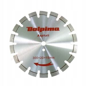 TARCZA DIAMENTOWA ASFALT 300 MM ŚR 20 MM 15 X 3,0