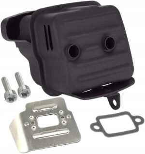 TŁUMIK KPL STIHL MS341 MS361 ŚRUBY USZCZELKA BLACH