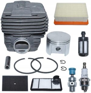 CYLINDER TŁOK ŚWIECA ZAWÓR FILTR STIHL TS400 49MM