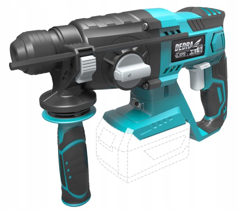 DEDRA SAS młotowiertarka, akumulator 4.0Ah -zestaw