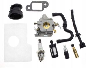 GAŹNIK STIHL MS 170 MS 180 FILTRY PRZEWODY ŚWIECA