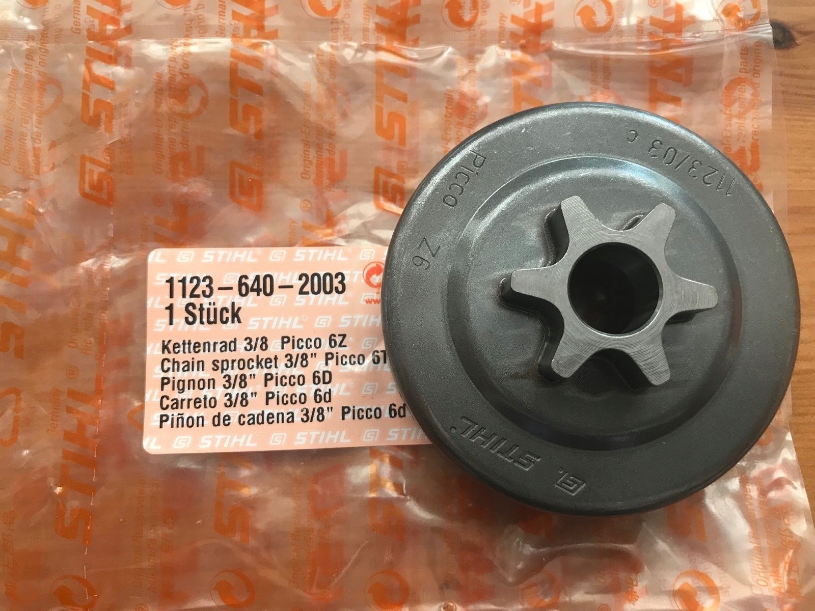 BĘBEN SPRZĘGŁA STIHL 3/8' MS170 MS180 MS181 MS211