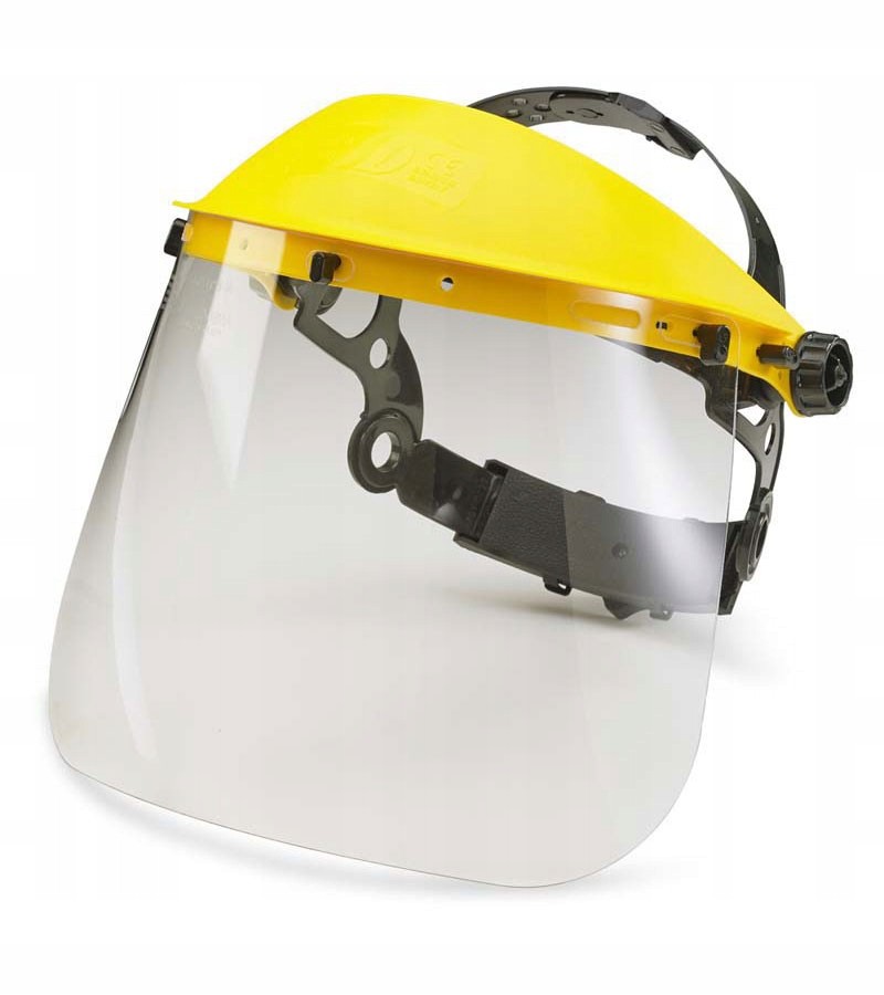 OSŁONA TWARZY PCV PLEKSA MASKA PRZYŁBICA KOSA FV