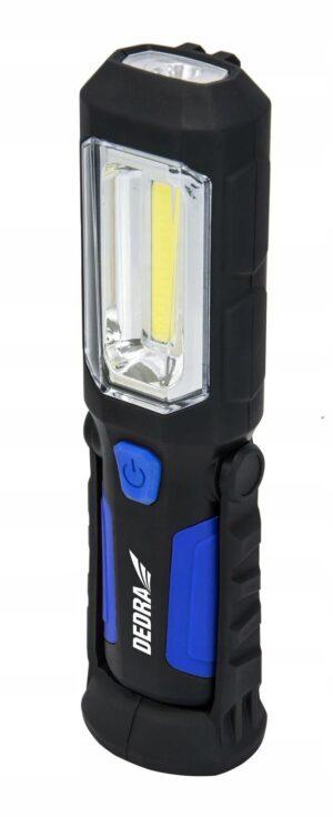 Latarka akumulatorowa 3W COB LED Zasilacz USB