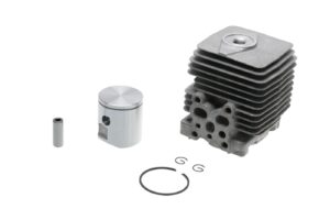 Cylinder z tłokiem 34 mm urządzeń spalinowych STIHL : HS 45 2-MIX, FS 38 2-MIX, FS 55 2-MIX, FS 55 R 2-MIX